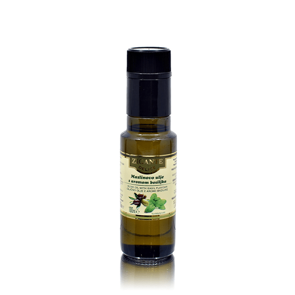 Maslinovo ulje s aromom bosiljka